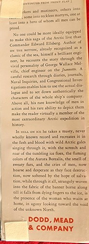 Ellsberg, HELL ON ICE THE SAGA OF THE “JEANNETTE" - 1938 1st/1st - Picture 4 of 6
