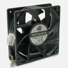 Ultra High Airflow 12V 2.5A MINER SERVER FAN 120x38mm 4.7" 3-Pin PWM 285 CFM