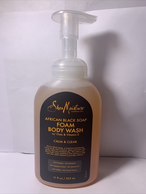 shea moisture foam body wash