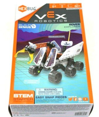 HEXBUG VEX Robotics Rover Explorer Build Genius Electronic STEM Toy 60+ Pcs NEW
