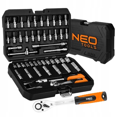 Neo Tools 1/4 Socket Screwdriver Bit Set 53 Pcs  Automotive Mechanic Kit