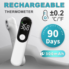 Digital Infrared Rechargeable LED Thermometer Fever Children Adults