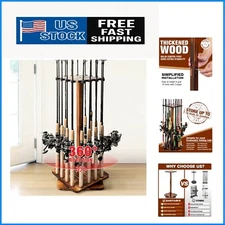 Durable 16-Rod Fishing Pole Holder - Easy Installation, Ideal Fishing Organizer