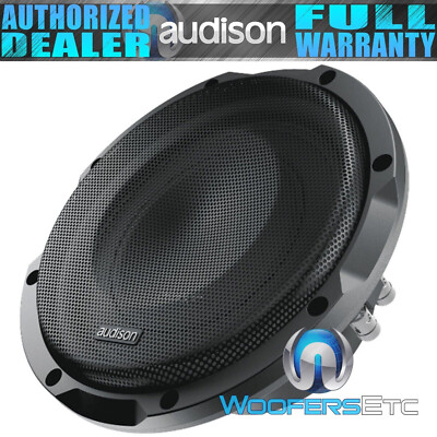 AUDISON APS8D 8'' 500W DUAL 4-OHM SUBWOOFER FOR SEALED SPEAKER ENCLOSURE BOX NEW