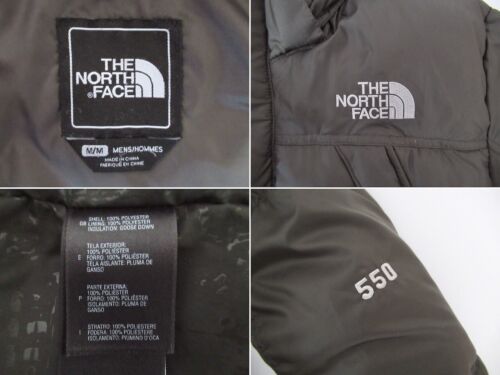 The North Face Mens 550 Fill Goose Down Parka Removable Hood Size M Winter Coat - Picture 3 of 12