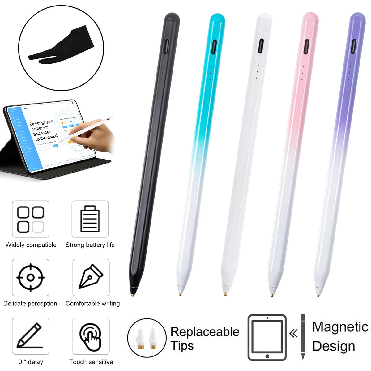 Palm Rejection Samsung Tab A7 S Pen Support Palm Rejection Stylus