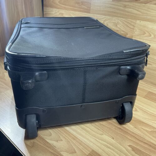 Briggs & Riley Black Ballistic Nylon 21" Upright Wheeled Carry-On Suitcase U21P - Picture 6 of 17