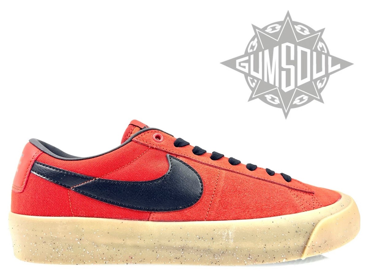NIKE SB ZOOM BLAZER LOW PRO GT GRANT TAYLOR QS CINNABAR BLACK