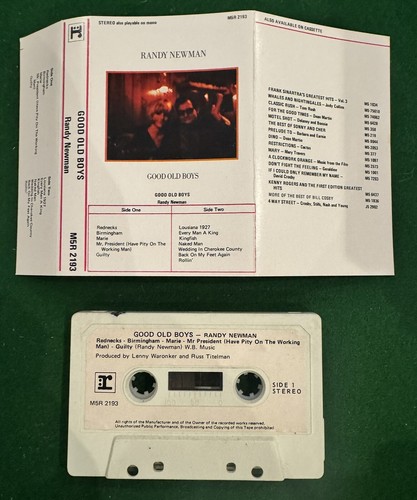 Randy Newman Good Old Boys Cassette Nos