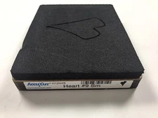 AccuCut Heart Wooden Die Cut H1244S