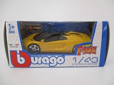 AT936 BURAGO STREET FIRE 1/45 LAMBORGHINI AVENTADOR LP700-ROADSTER JAUNE 30012