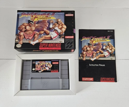 Street Fighter II Turbo (SNES) Complete w/ Manual - Mint