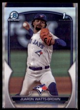 2023 Bowman Refractor Juaron Watts-Brown Toronto Blue Jays 1st #BDC-113