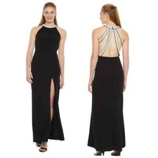 Speechless Black Jeweled Sleeveless Sheath Dress NWT Size 9