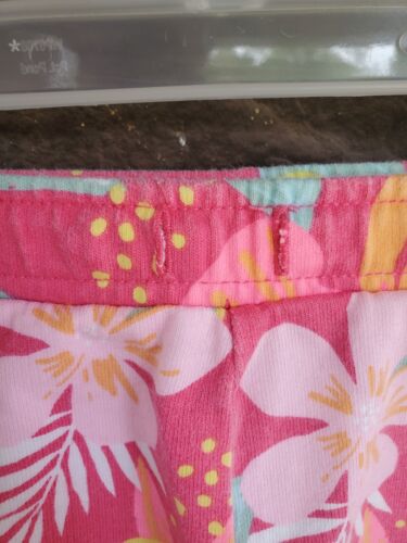 Carter's shorts girls size 5 Hawaiian Flowers - Picture 3 of 4