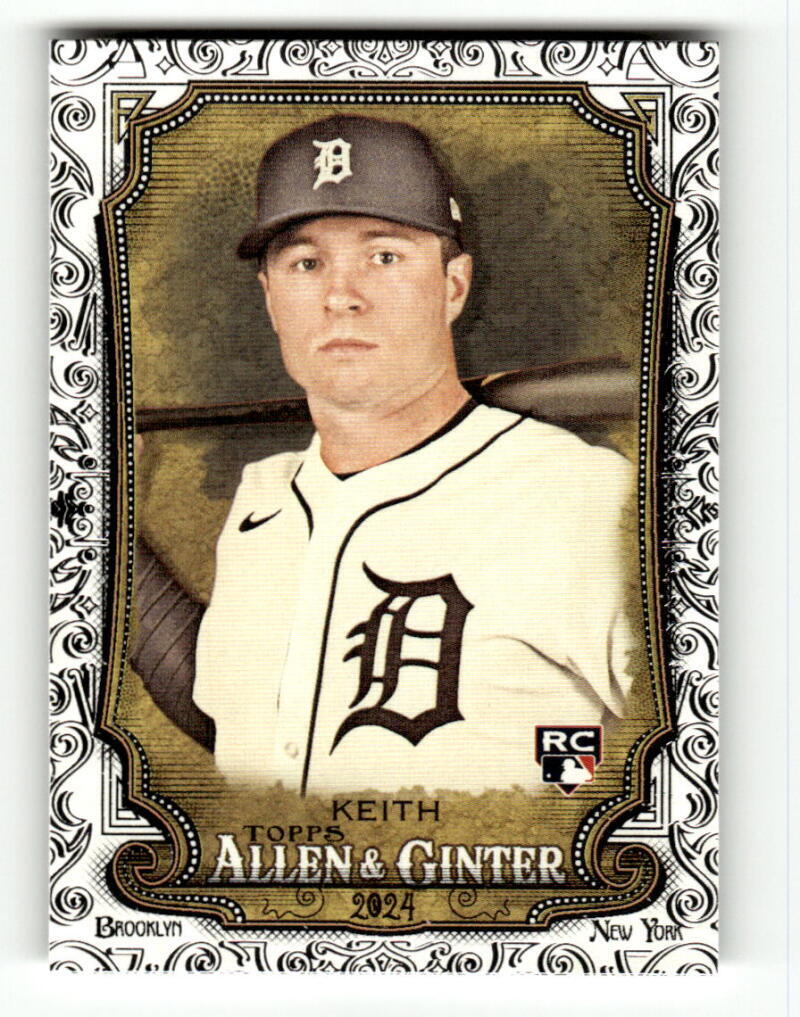 2024 Topps Allen and Ginter Foil Filagree #279 Colt Keith RC Rookie Tigers