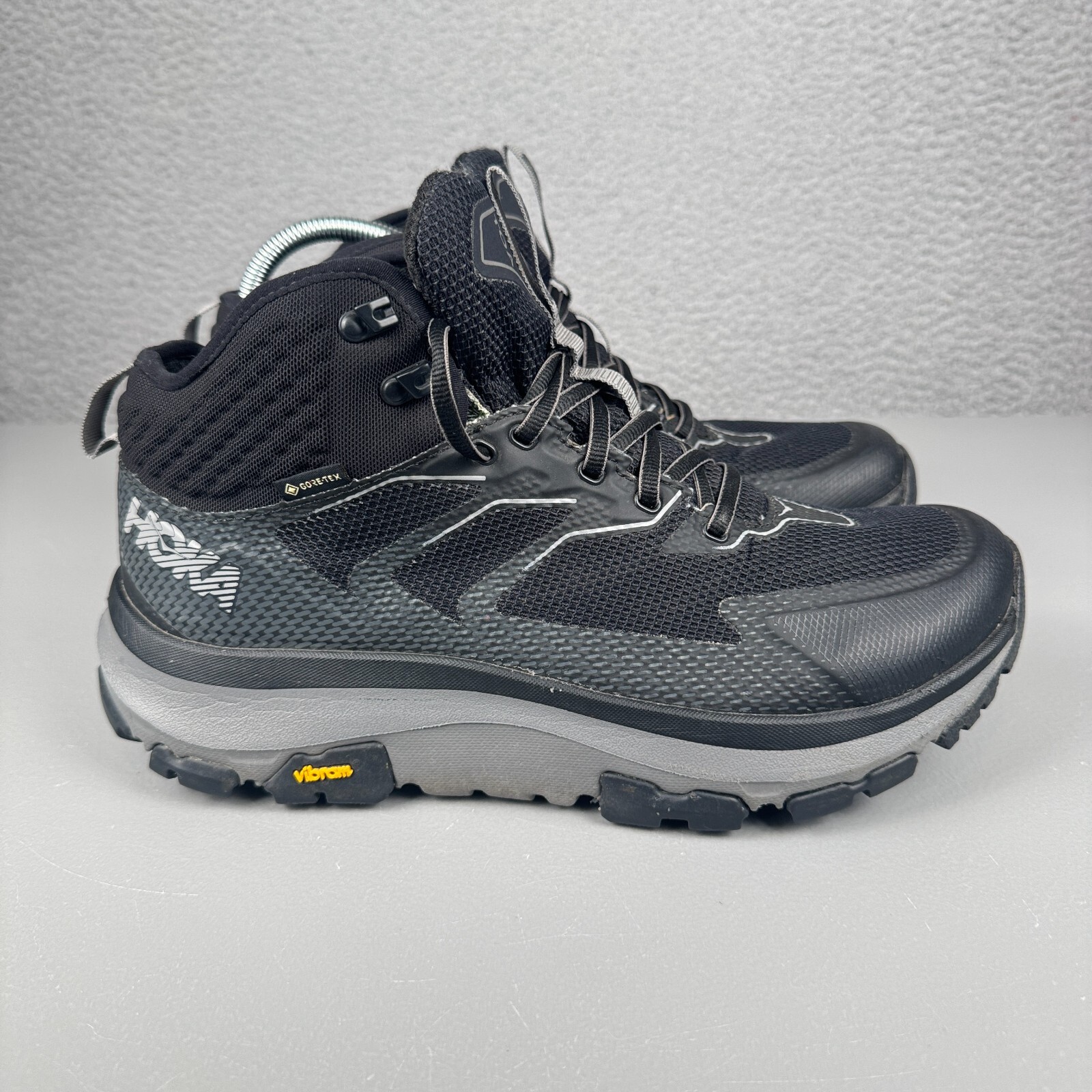 SAOLA Stivali da trekking Hoka uomo 8 5 neri Toa GTX Speed Hiker Gore Tex suola Vibram trail