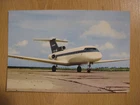 Advertising AVIAEXPORT PC postcard Posters airplane Yakovlev YAK-40 AEROFLOT