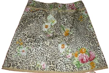 NWT Betu Sport Animal Print Skirt Cheetah Leaopard Floral Short sz 8