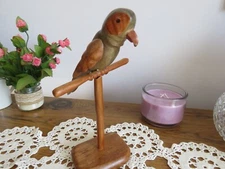 Handcarved Wooden Parrot — from the Caribbean