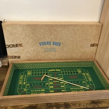 Dante Carpenter’s Bench VEGAS DICE 16" x 32" x 3" No. 4081 & Craps Dice Stick