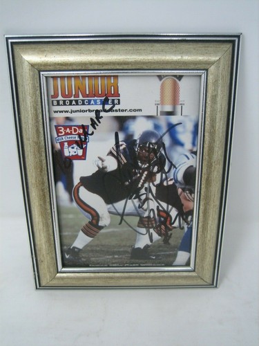 james big cat williams signed photo framed denver broncos nfl football  - Picture 1 of 4