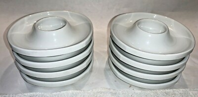 Set of (4) Rosenthal Suomi All White Egg Cups Dishes Timo Sarpaneva hard-to-find