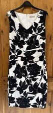 Planet Black/white/fawn Floral Knee length Dress Size 8 