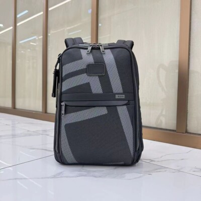 TUMI ALPHA 2603581 Black Gray Slim Backpack Business Nylon Bag UNUSED