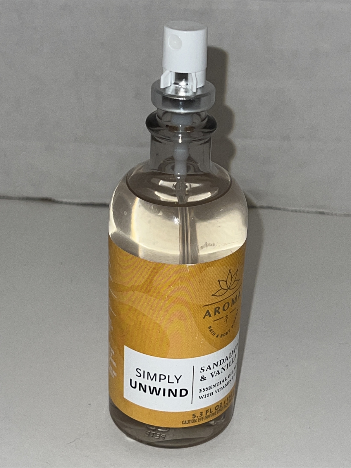 Bath & Body Works Aroma Simply Unwind Sandalwood Vanilla Essential Oil Mist NEW eBay
