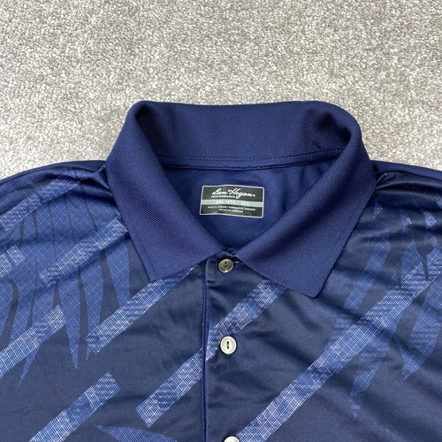 Ben Hogan Performance Athletic Golf Polo Shirt Men's Size 2XL Navy Short Sleeve - Picture 2 of 8
