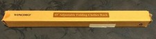 ADJUSTABLE CLOTHES RACK WASHING LINE WALL MOUNTED BNWT (400)