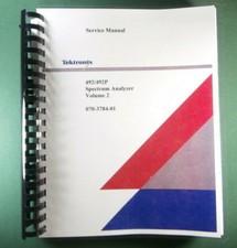 Tektronix 492 / 492P Manuale di Servizio Vol 2: con Pieghevoli 11X17", Cover Protettive 