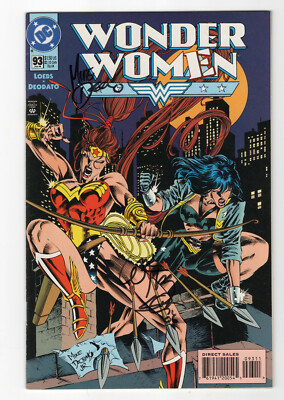 Wonder Woman #93 NM/M signed by Mike Deodato and William Messner