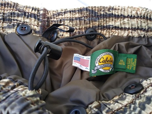 Cabelas Goretex Hoodie Jacket Pants Realtree Camo Hunting SET 2 Reg Men’s XL USA - Picture 5 of 12