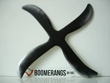 Shuriken boomerang handcrafted Boomerangs By Vic really returns