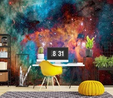 3D Cosmic Color G9052 Wallpaper Wall Murals Removable Self-adhesive Honey