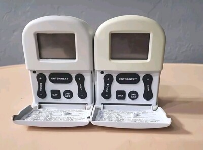 2 Intermatic Heavy Duty Digital Lamp & Appliance Self-Adjusting Timer DT27C