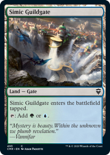 x4 Simic Guildgate - Theme Deck Exclusive C MTG Commander Legends M/NM, English