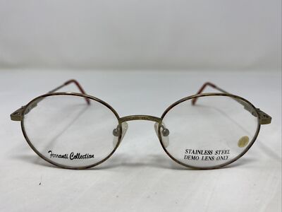 Ferranti Collection JUDE MINUTEMAN 14C 50-19-140 Gold Eyeglasses Frame L239