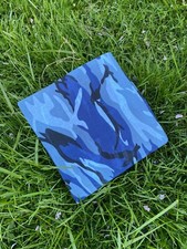 Rich Blue Urban Camo Scarf Bandana Camouflage Headwrap Cloth 21" SHIPS FROM USA