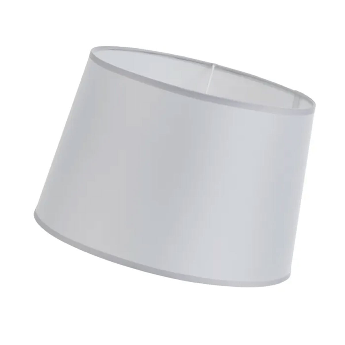 Abat-jour gris en polyester 28.5 cm pour suspension et lampe de table moderne