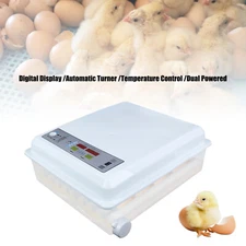64 Eggs Incubator Digital Automatic Turning Hatcher Chicken Farm Hatching Eggs