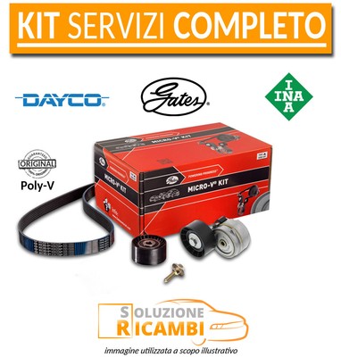 KIT CINGHIA SERVIZI RENAULT MEGANE Scenic 1.6 16V 98- 79KW ...