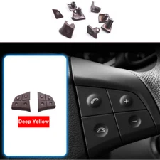 Pair Car Multi function Steering Wheel Button Phone Key For W164 Brown OA