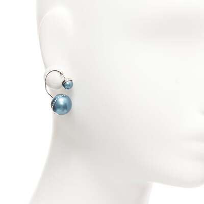 【Dior】Tribales ピアス cristal ball CHRISTIAN DIOR Crystal Mise En Dior Tribal Earrings Purple