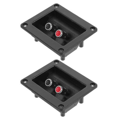 2 Pcs Alloy Speaker Binding Post Plate Terminals Connectors - Picture 4 of 12