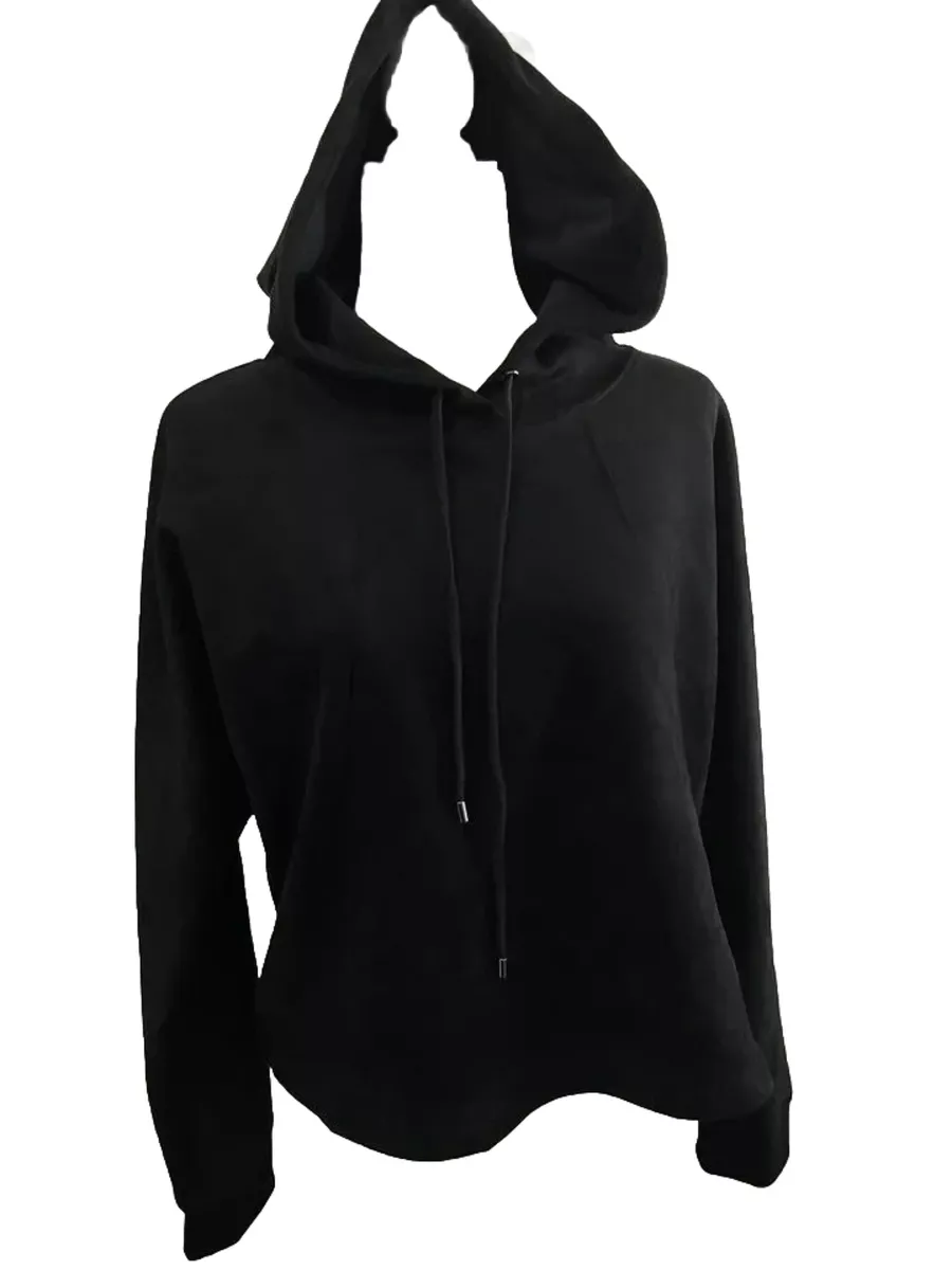 Suede hoodie cheap women's