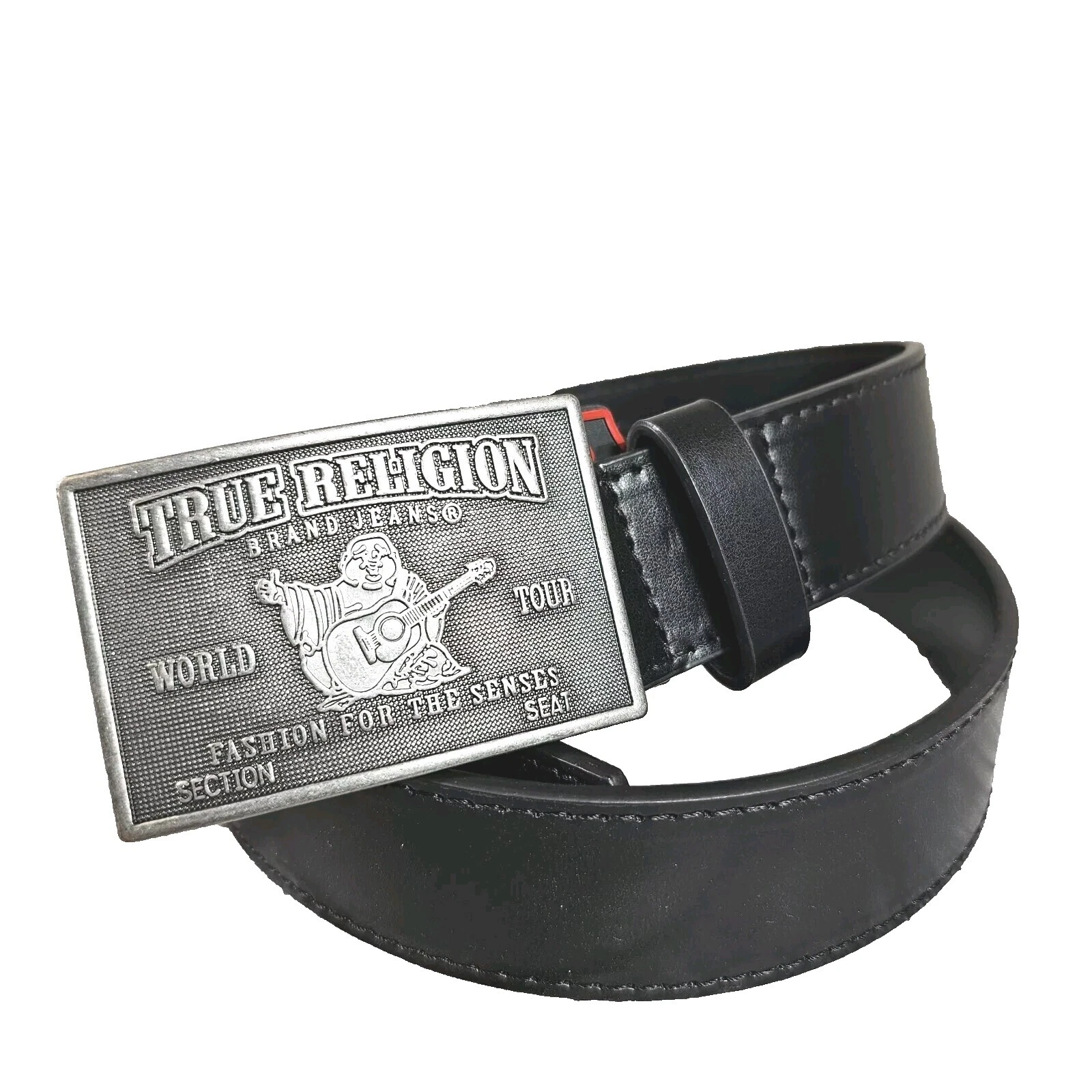 Cinturones con tachuelas y True Religion para hombres