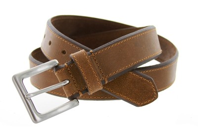 小物 NEIGHBORHOOD LEATHER PLAIN BELT Men's Black Non Stitched Leather Belt Petite Width - The